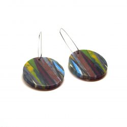 Boucles d'oreilles multicolores