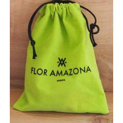 Packaging bijoux pochette verte Flor Amazona